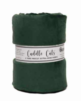 Solid Cuddle Wideback 3 Yard Cut - Evergreen