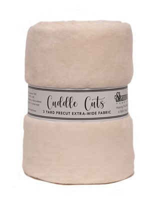 Solid Cuddle Wideback 3 Yard Cut - Ivory