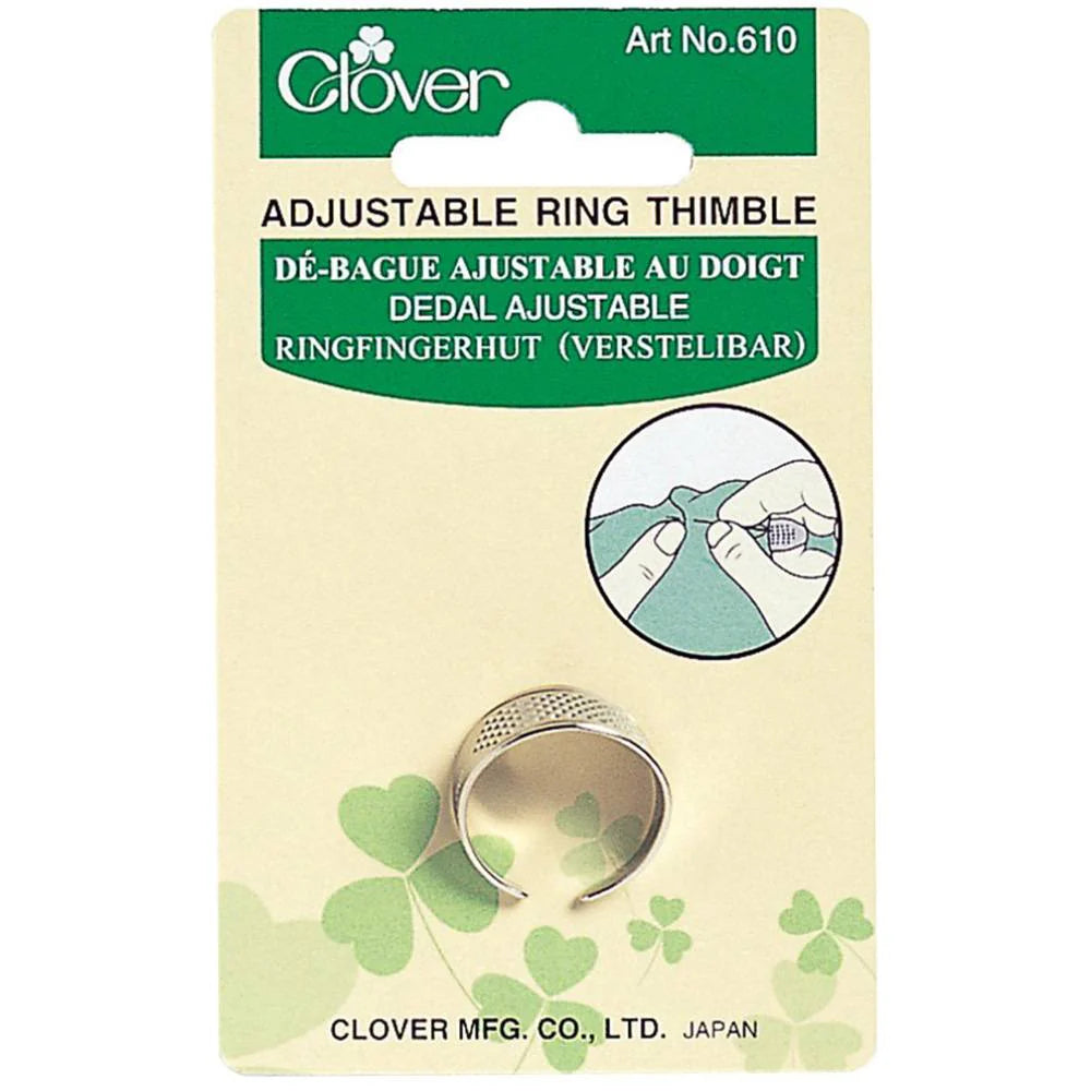Adjustable Ring Thimble, Clover #CN-610