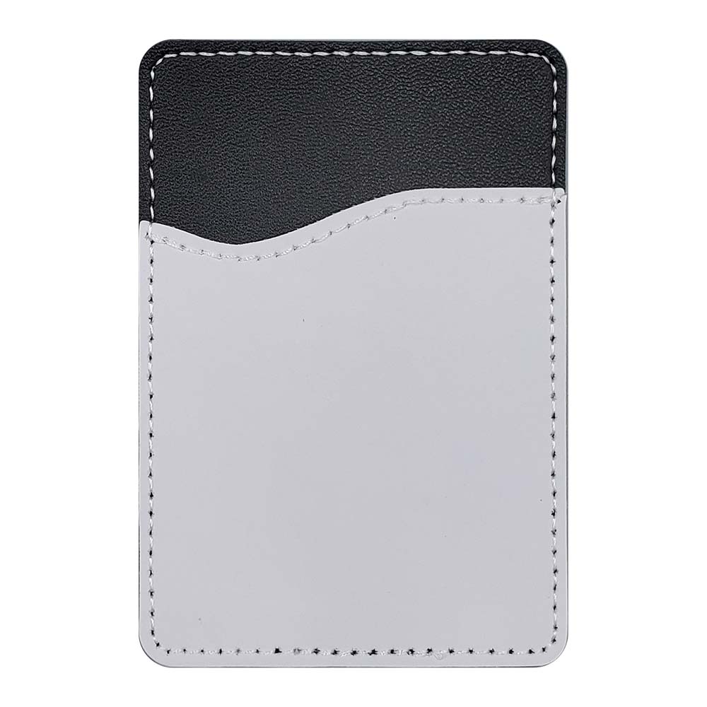 Sublimation Blanks Pu Leather Card Holder For Sublimation Printing-Black / Adhesive Sublimation Blanks Pu Leather Card Holder For Sublimation Printing-Black / Adhesive