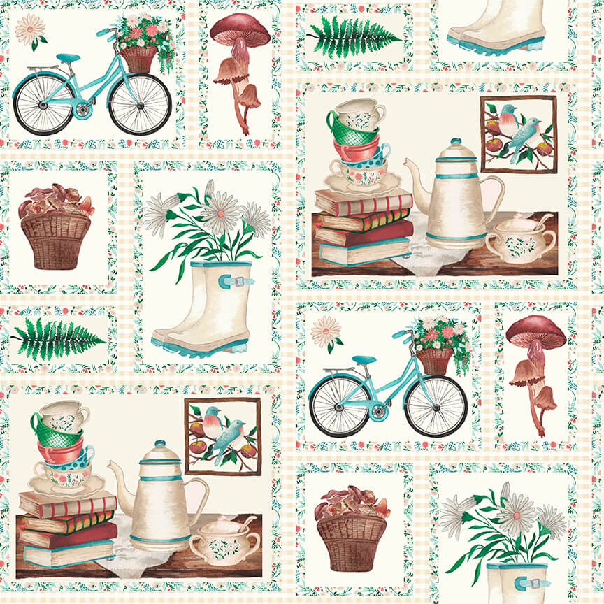 Rural Fantasy - Patch Design - Ivory (3-Yard Pack)