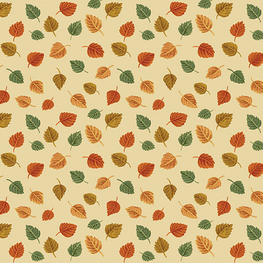 Harvest Gathering - Small Leaves - Light Gold
