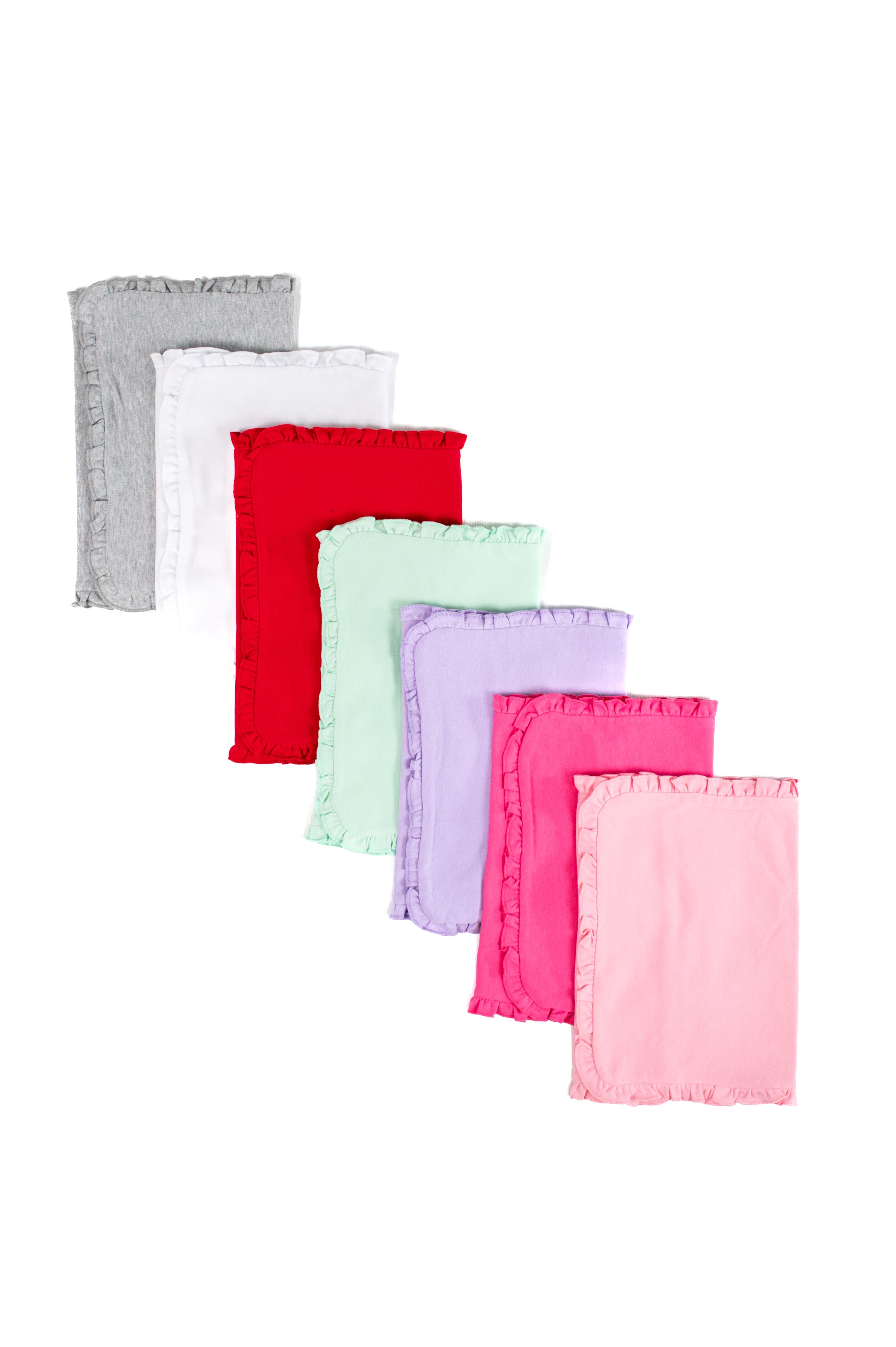 Ruffle Burp Cloths