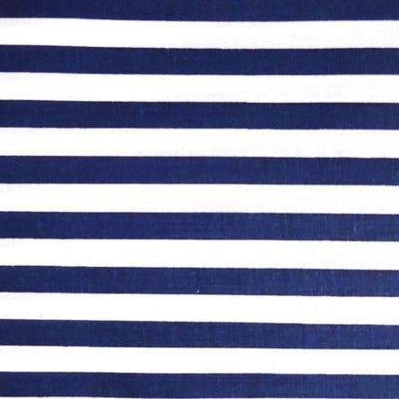 One Inch Stripe Print Poly Cotton Fabric