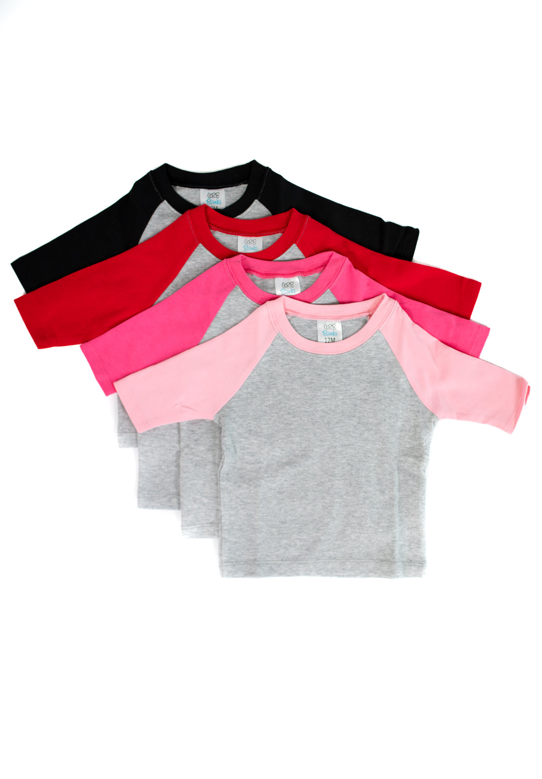 Unisex Raglan Shirt with Grey Body (Youth)