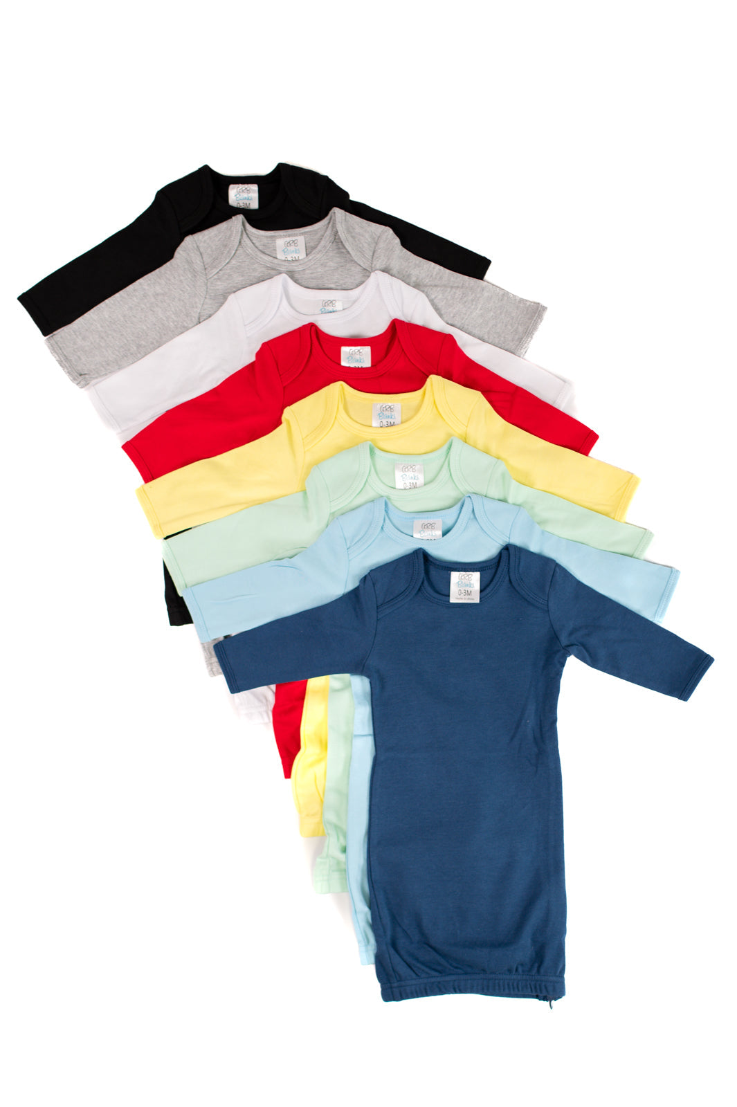 Unisex Long Sleeve Baby Gown
