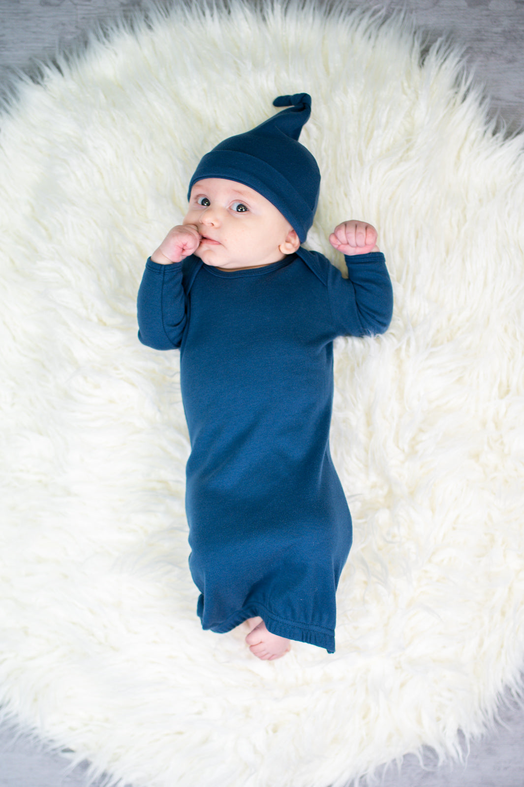 Unisex Long Sleeve Baby Gown