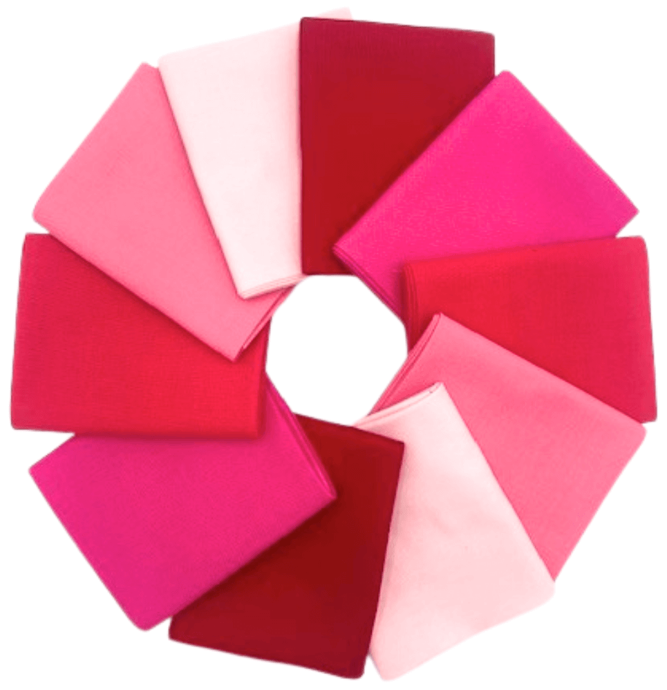 Supreme Solids - Fat Quarter Bundle - 10 pack (Love Pop)