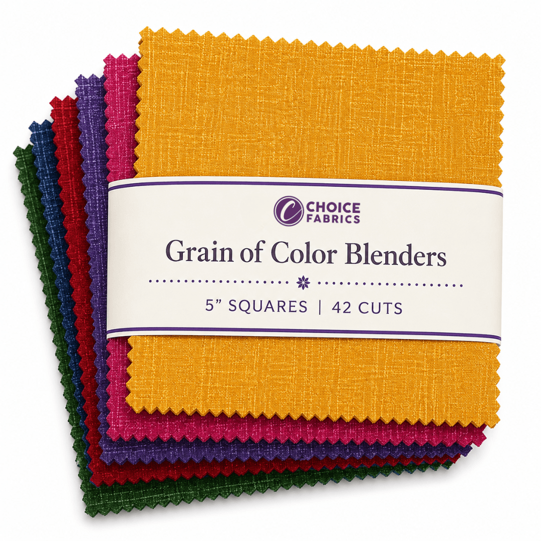 Grain of Color - Blenders - 5x5 Charm Pack (42 Squares)
