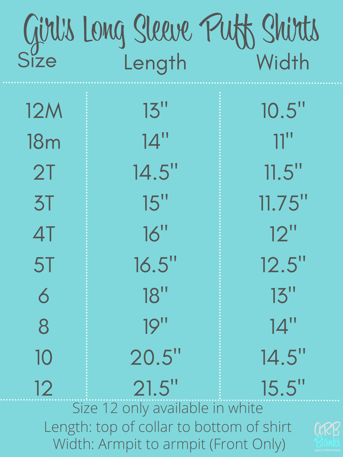 Girl's Long Sleeve Puff Shirt