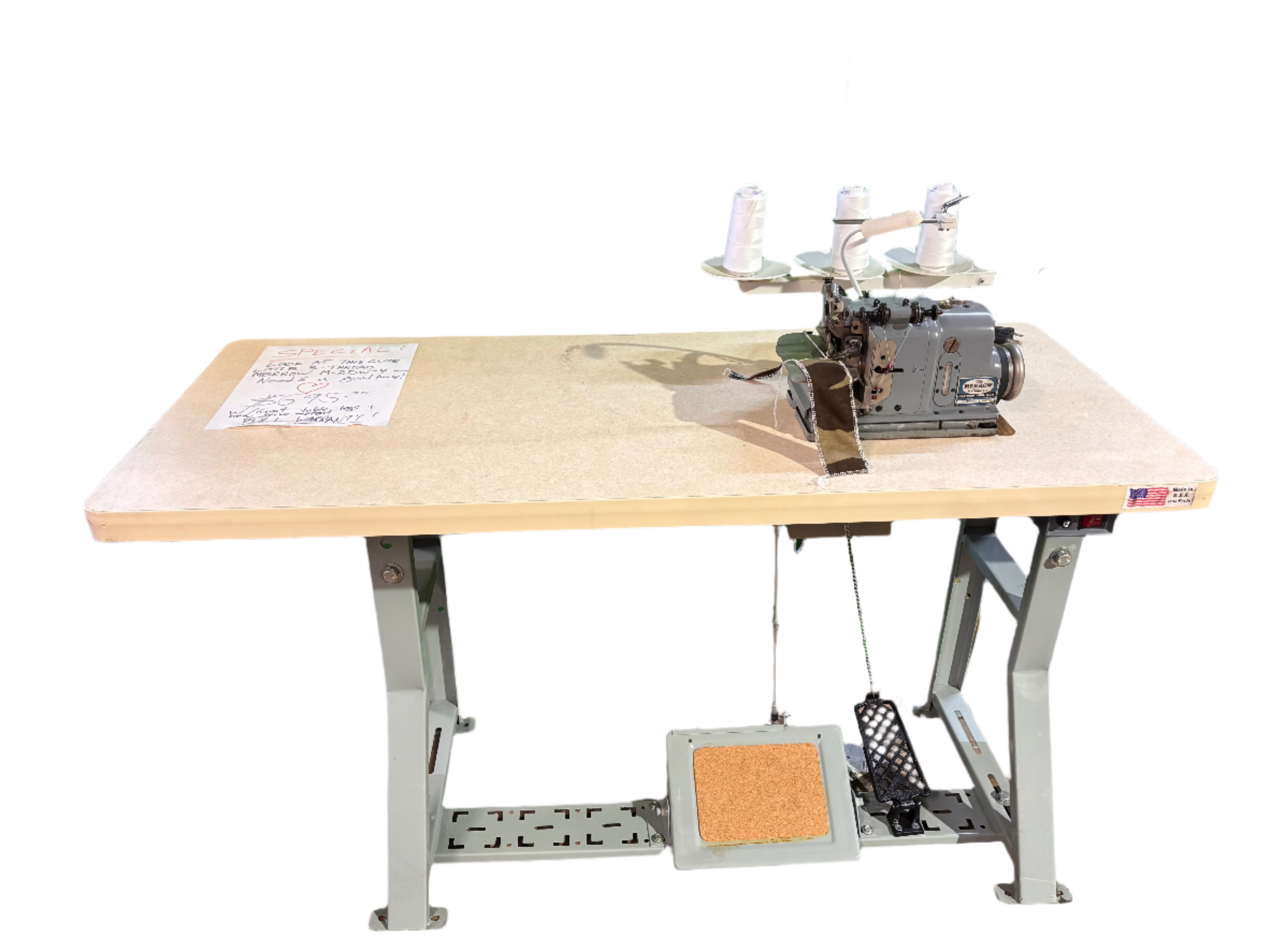 USED Merrow 3-Thread M-3DW-4