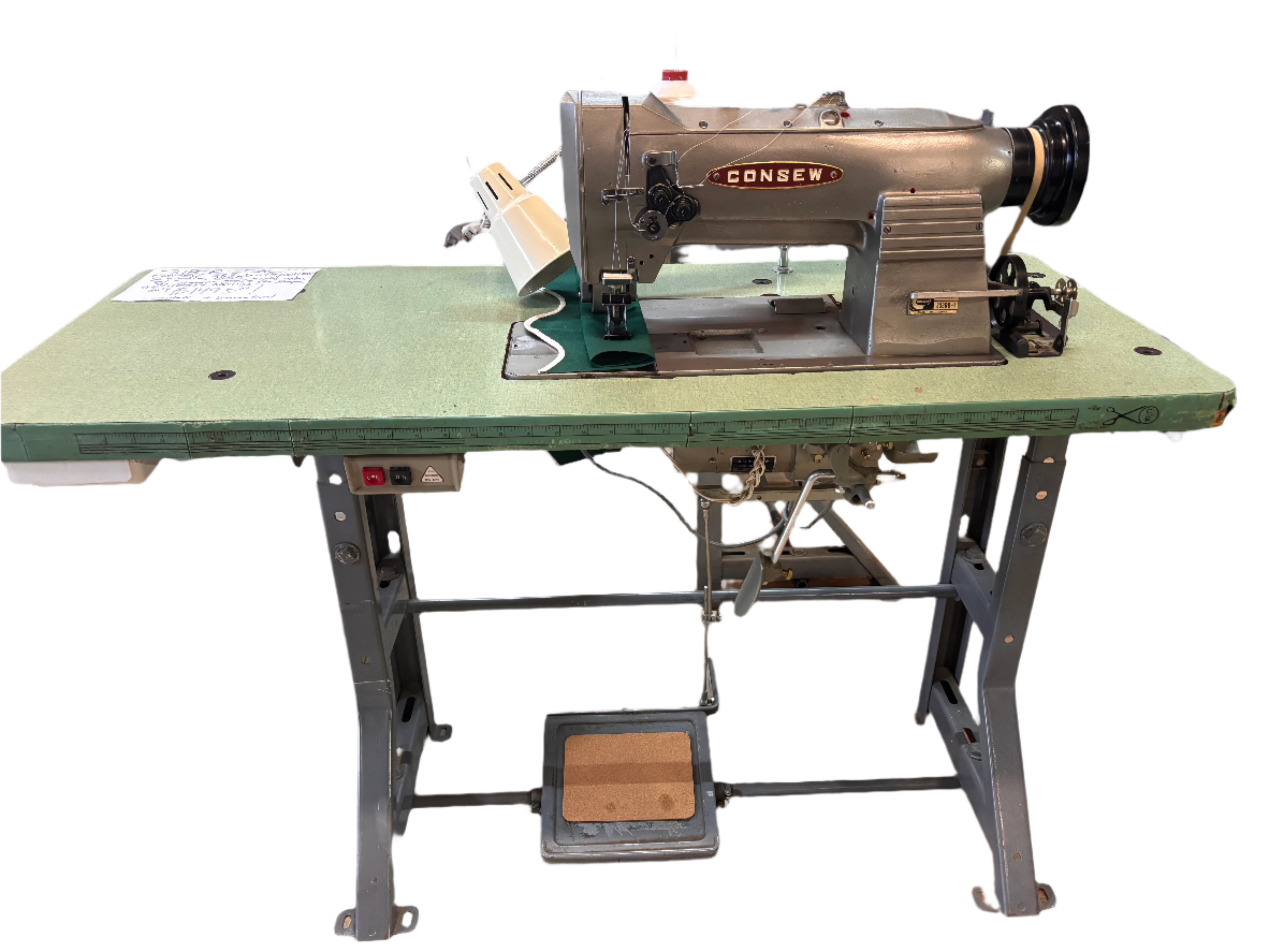 USED Consew 333 RB-1 W/PULLER 2 Needle Complete + Warranted