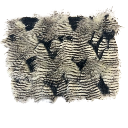 Porcupine Feather Faux Fur Fabric