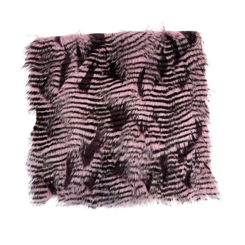 Porcupine Feather Faux Fur Fabric