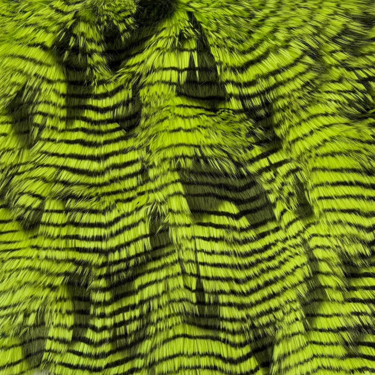 Porcupine Feather Faux Fur Fabric