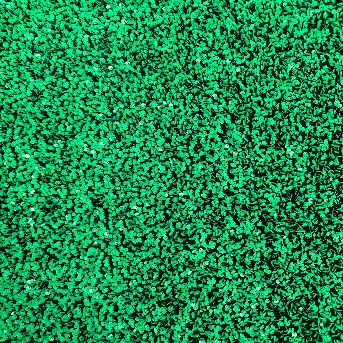 Sequins Embroidered Stretch Velvet Rodeo Fabric