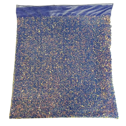 Sequins Embroidered Stretch Velvet Rodeo Fabric