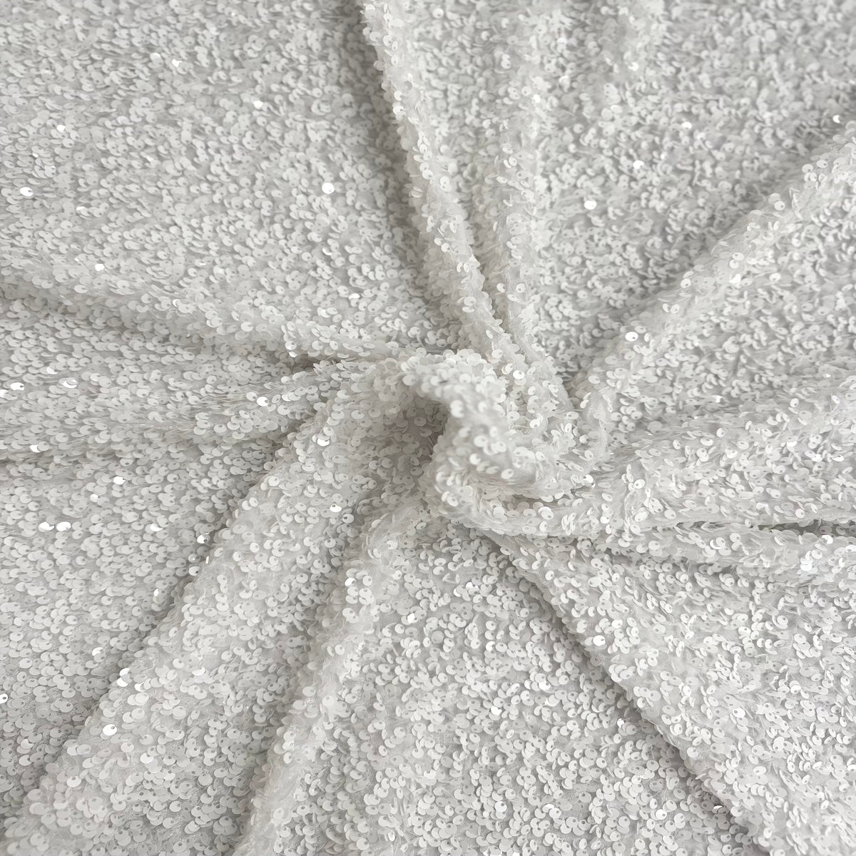 Sequins Embroidered Stretch Velvet Rodeo Fabric