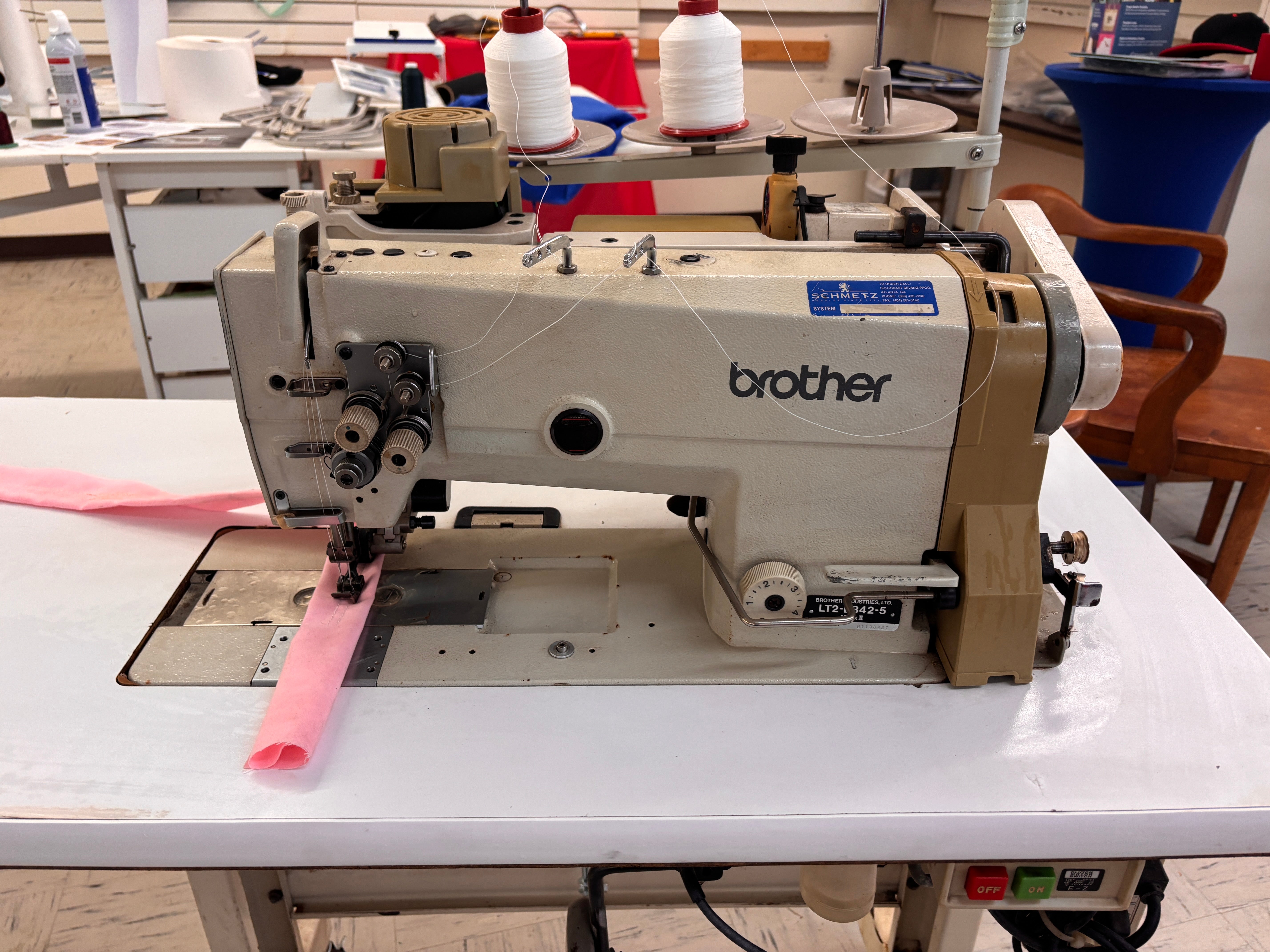Used 2 Needle Brother LT2-B842-5
