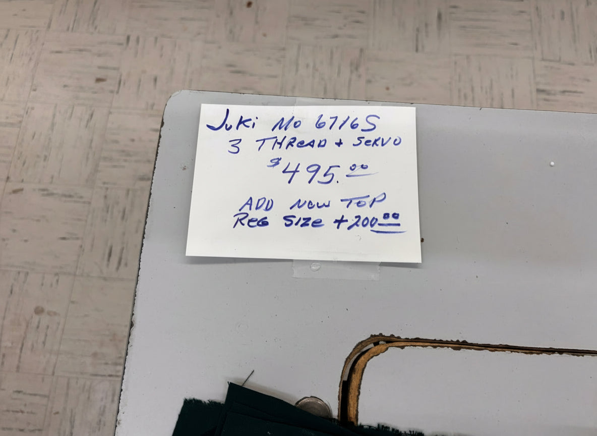 Juki Mo 6716S 3 Thread machine w servo motor