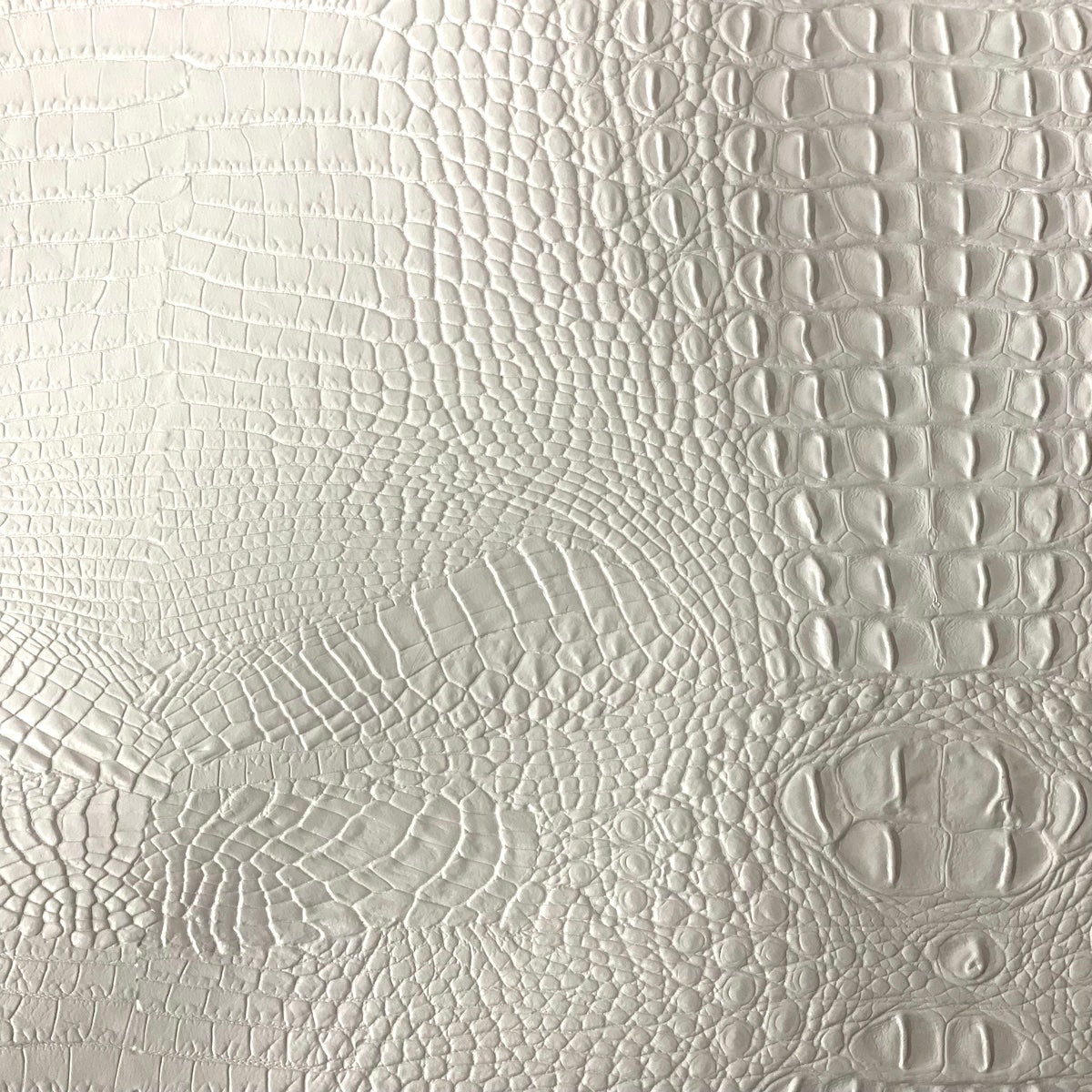 Amazon 3D Embossed Gator Faux Leather Vinyl Fabric