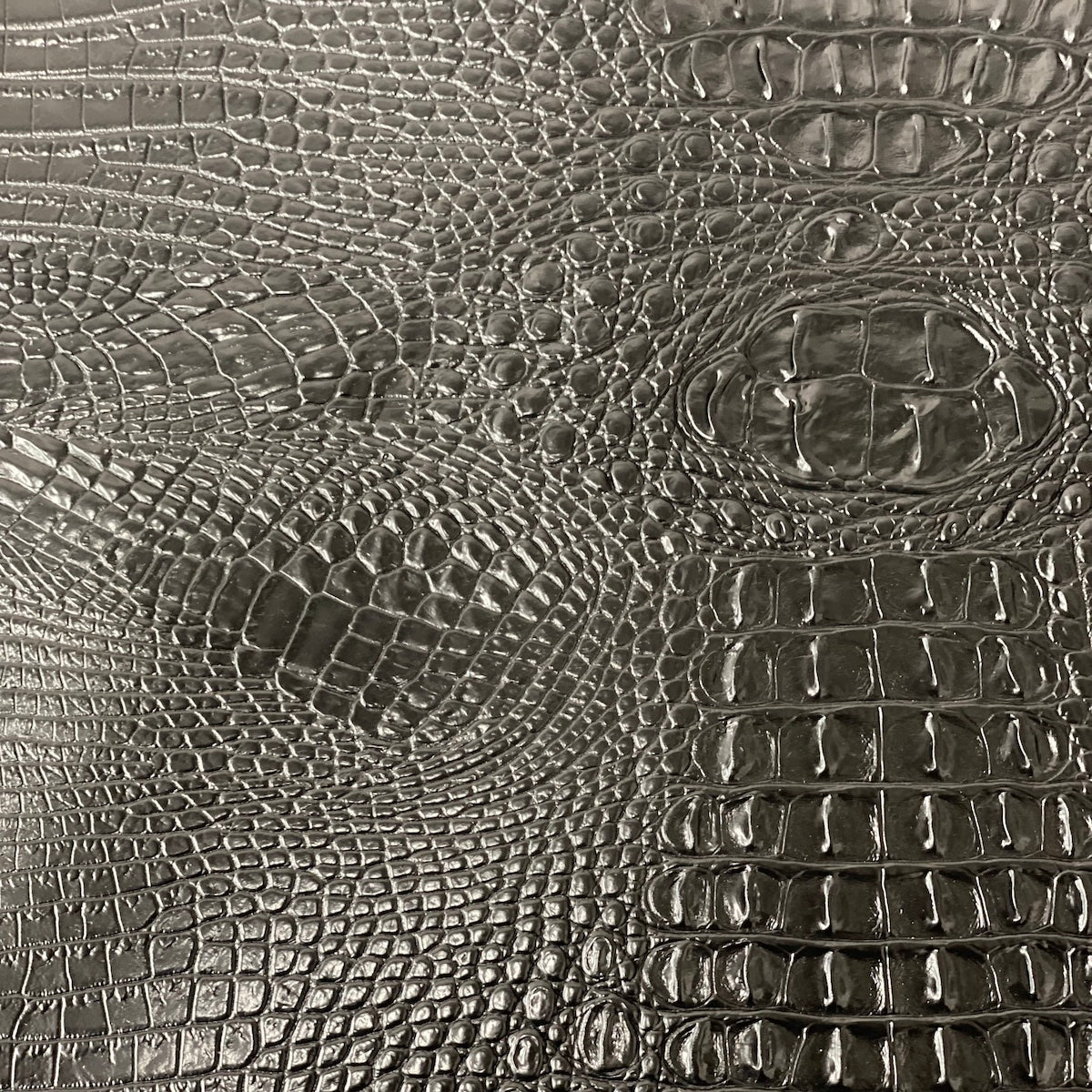 Amazon 3D Embossed Gator Faux Leather Vinyl Fabric
