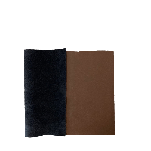 Lambskin Stretch Faux Leather With Suede Backing Apparel Fabric