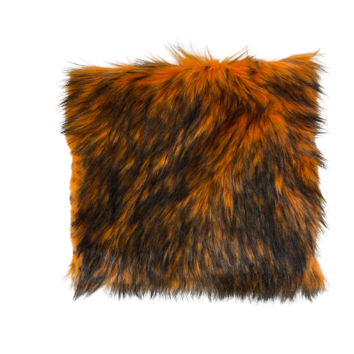 Husky Print Long Pile Shaggy Faux Fur Fabric