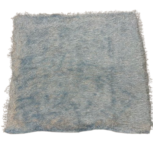 Metallic Faux Fur Tinsel Ostrich Feather Fabric