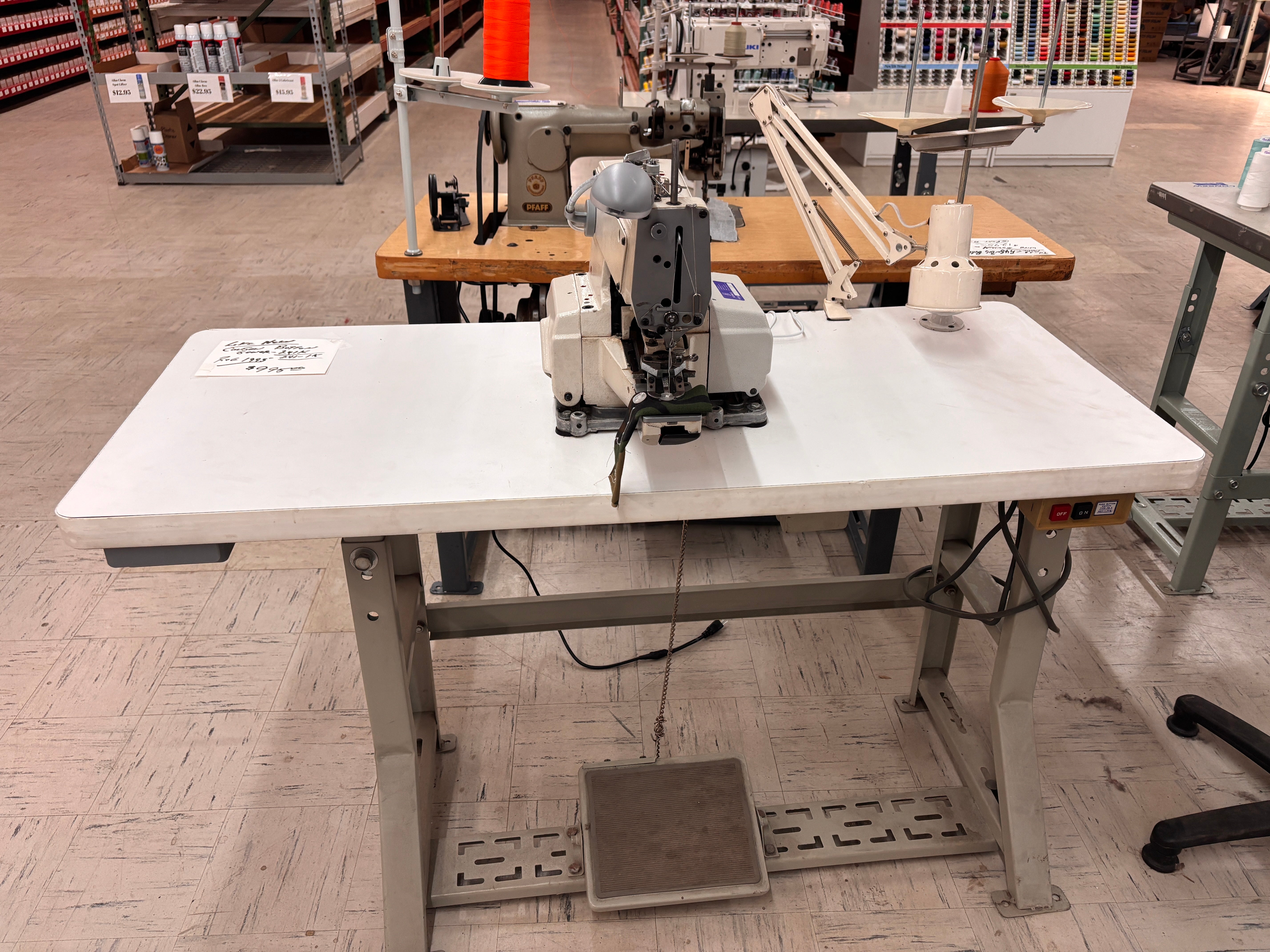 Used Consew Button Sewer 241K