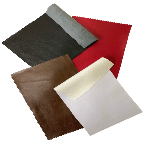 Lambskin Stretch Faux Leather With Suede Backing Apparel Fabric