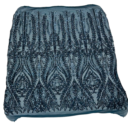 Anault Damask Stretch Sequins Fabric