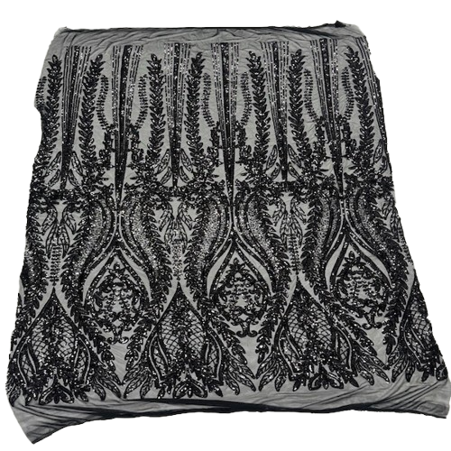 Anault Damask Stretch Sequins Fabric