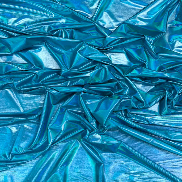 Metallic Iridescent Foil Spandex Fabric