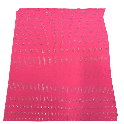 Iridescent AB Rhinestone Spandex Fabric