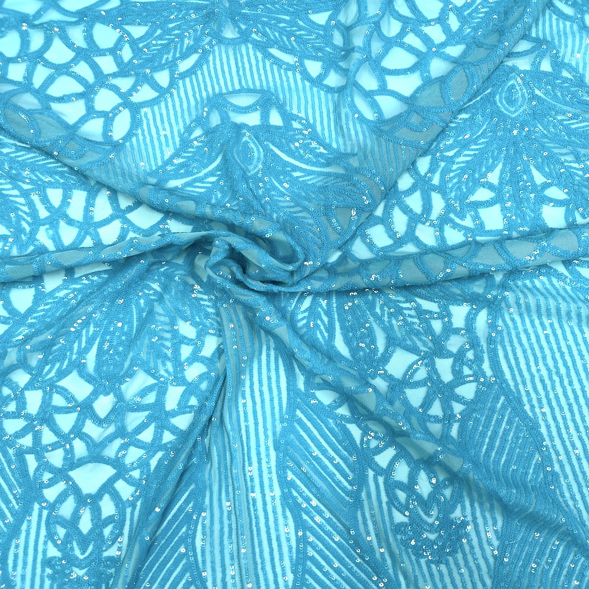 Bella Bee Stretch Sequins Fabric