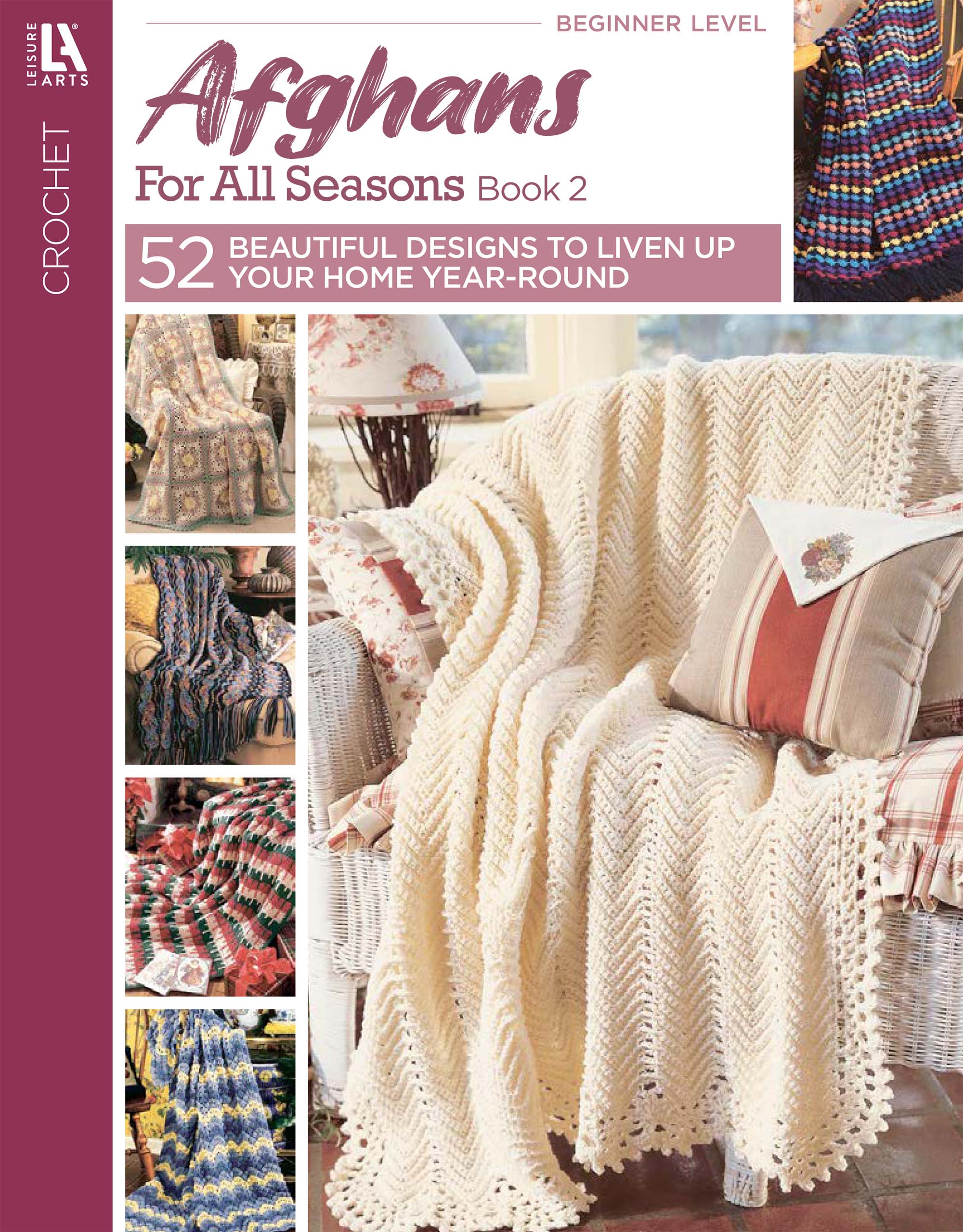Afghans for All Seasons Crochet Book 2