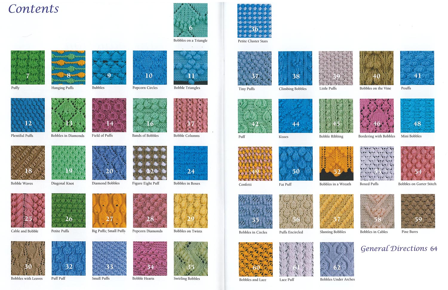 50 Fabulous Knit Bobbles, Popcorns and Puffs