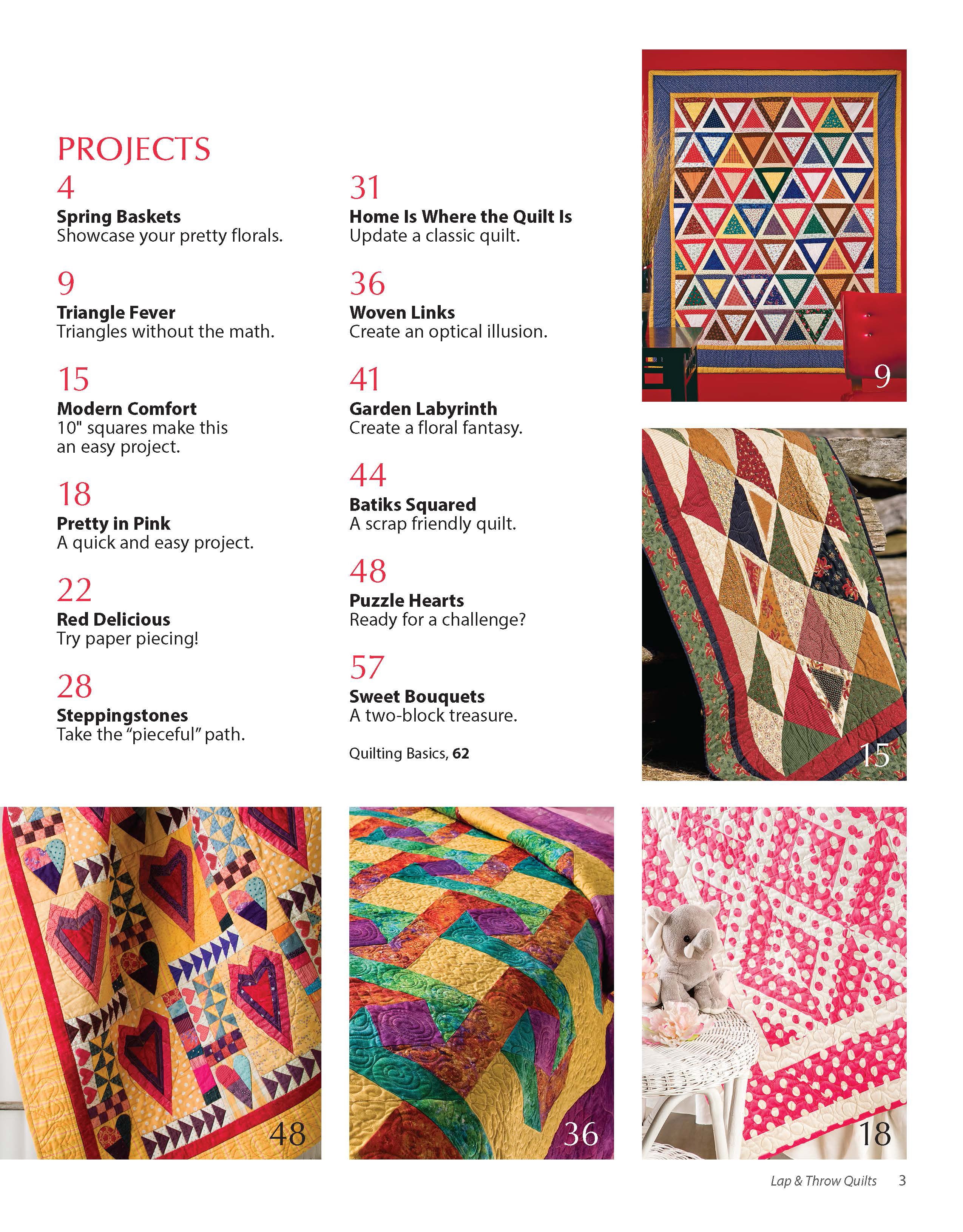 Lap & Throw Quilts