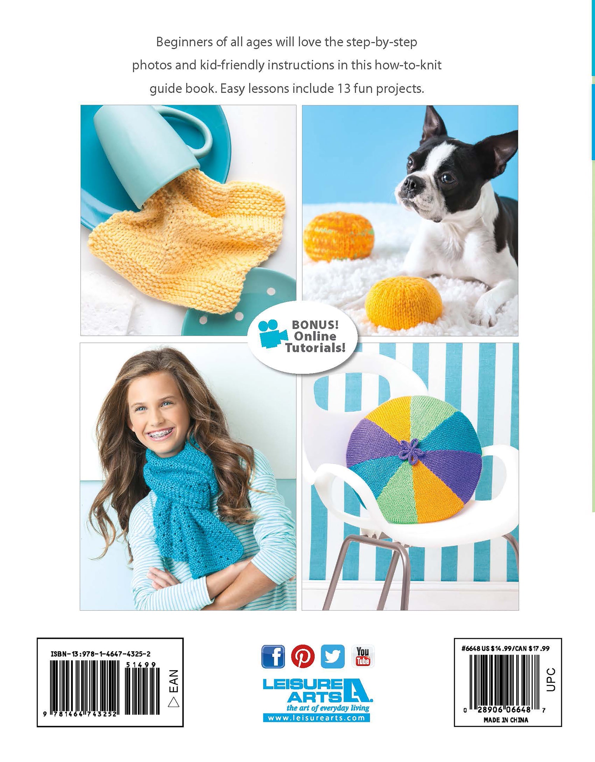 Cool Stuff Teach Me to Knit—13 Projects for Kids 9-14