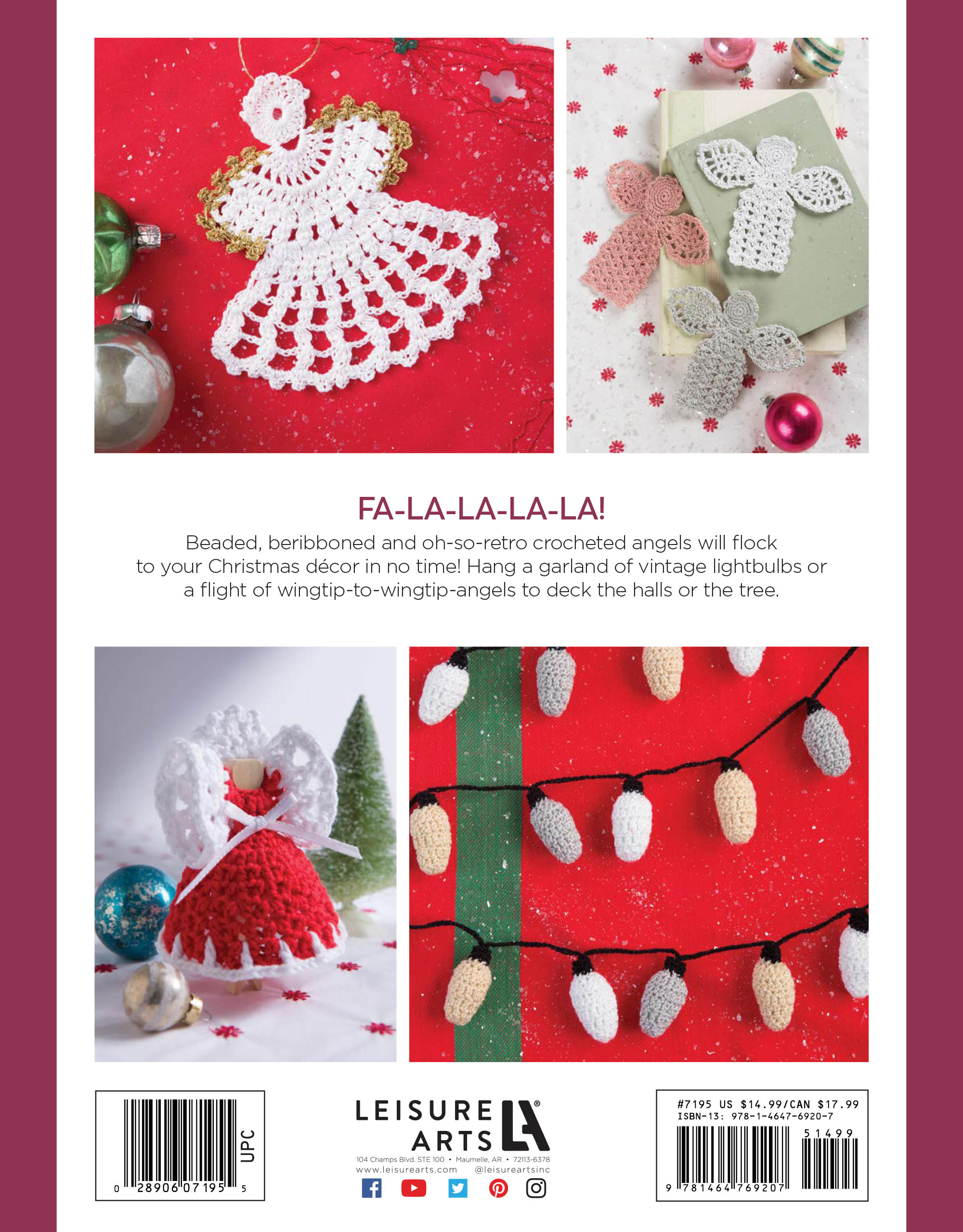 Crochet Retro Christmas Ornaments