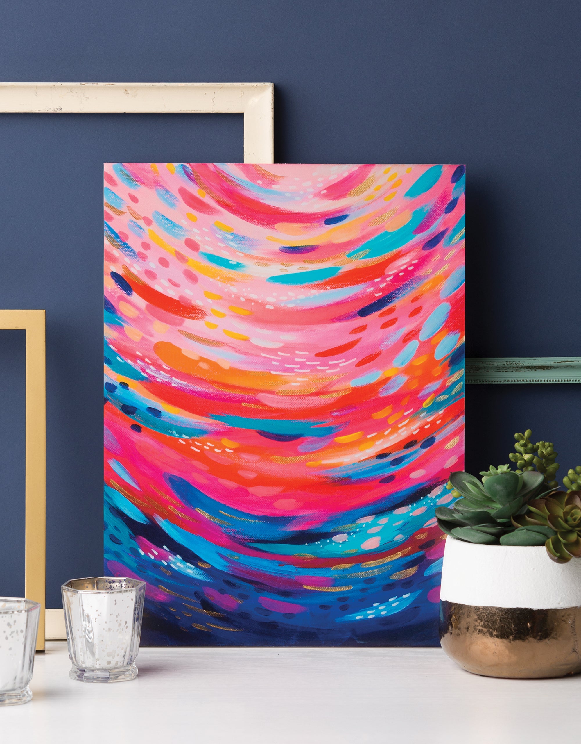 Happy Abstracts—Fearless Painting for True Beginners