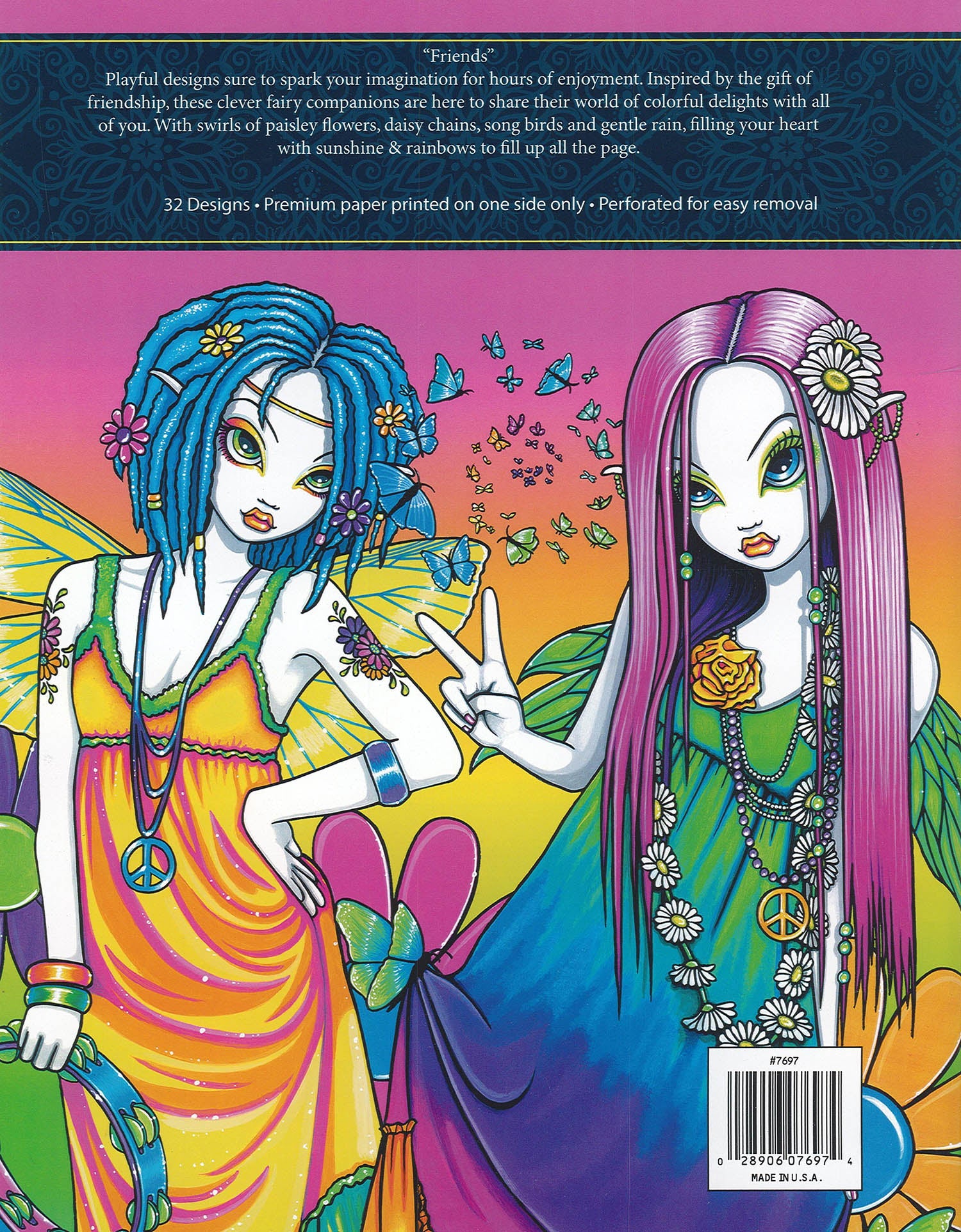 Friends—24 Designs; Myka Jelina Coloring Collection