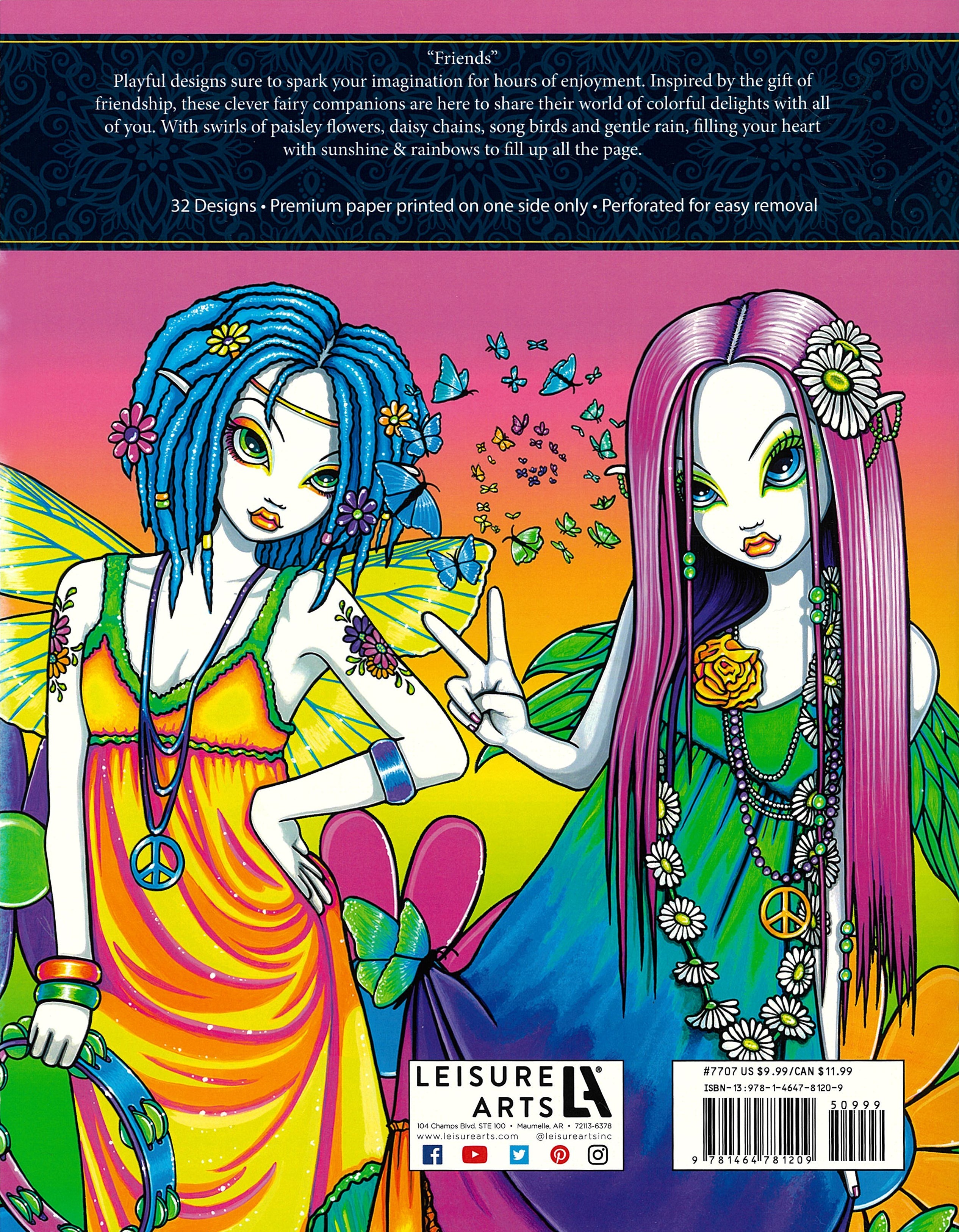 Friends—32 Designs; Myka Jelina Coloring Collection
