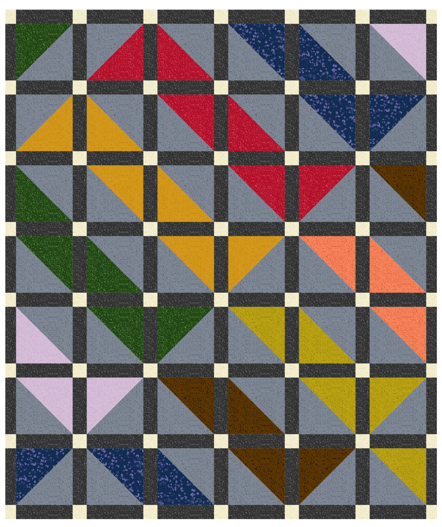 Color Box - Quilt Kit
