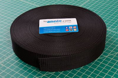 Strapping 1.5" Black, 6 Yards