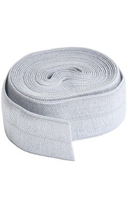 Fold-Over Elastic, Pewter, 3/4" x 2 Yards
