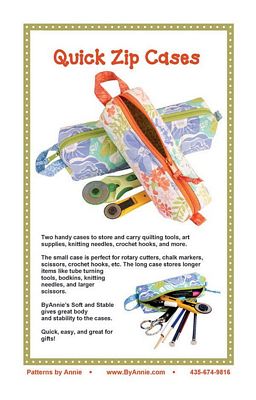 Quick Zip Cases Sewing Pattern