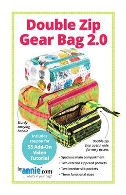 Double Zip Gear Bags 2.0 Sewing Pattern