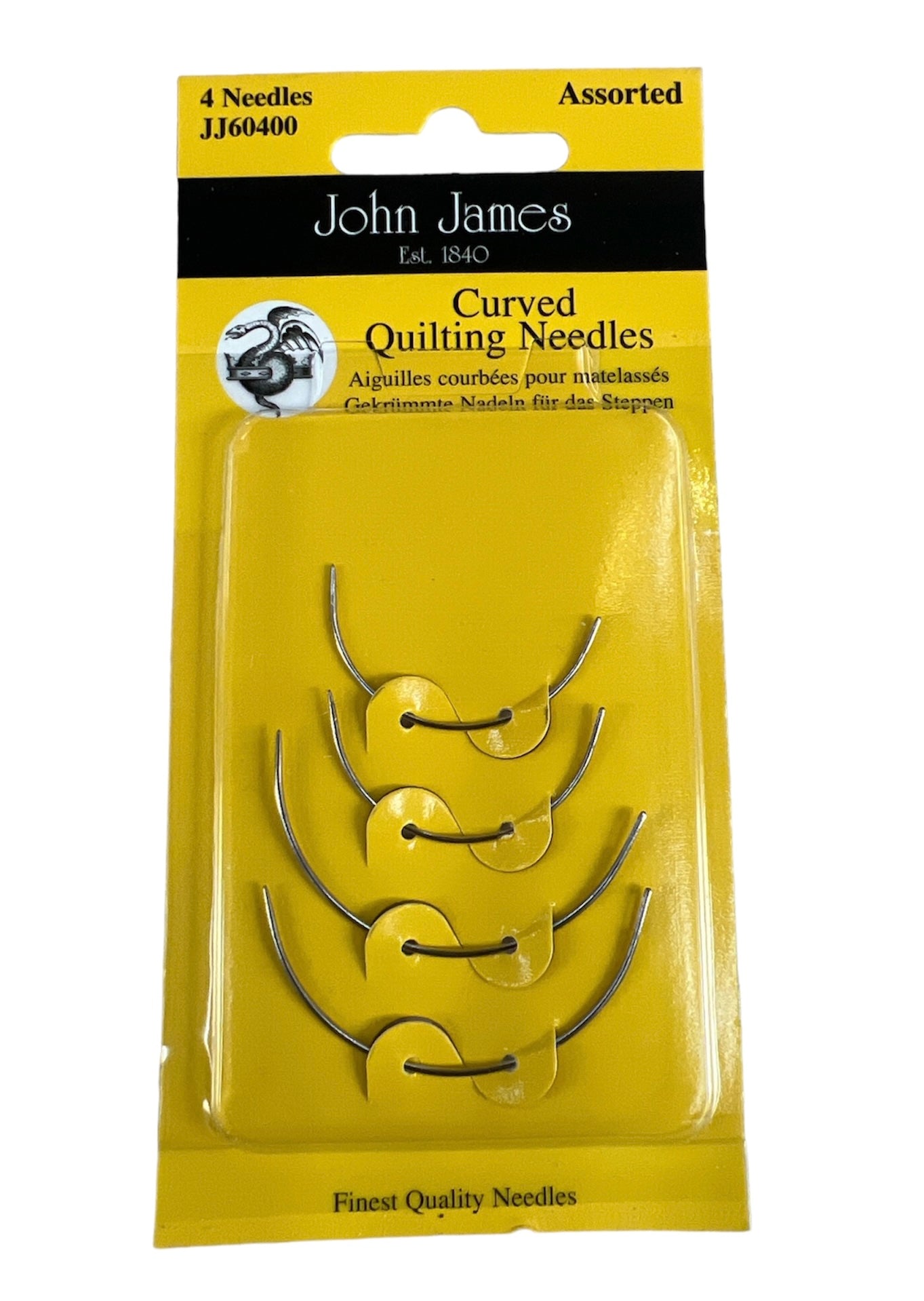 John James Curved Quilting Needles